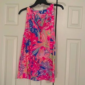 Lilly Pulitzer silk print tank
